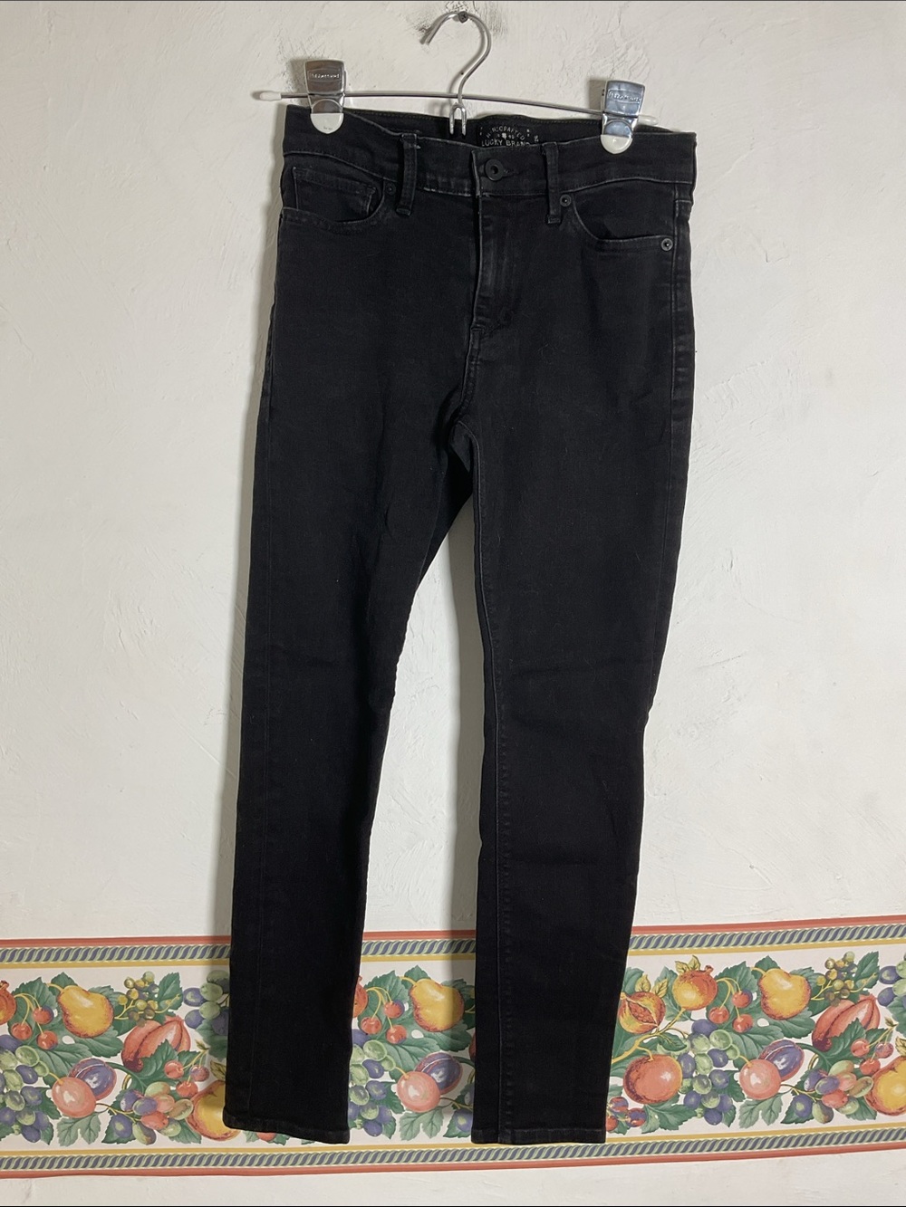 Lucky Brand Black Brooke Legging Jeans Mid Rise Skinny Size 2/26
